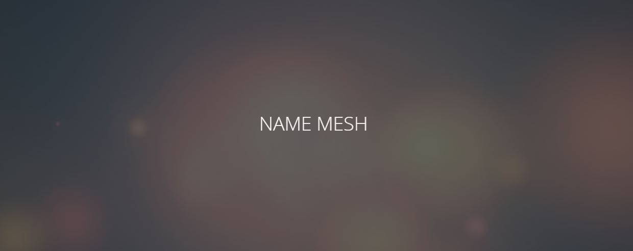 Официальный фон Name Mesh